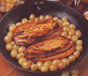 Recette du foie gras aux raisins - Aveyron