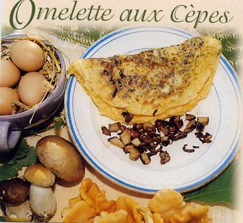 Recette de l'omelette aux cèpes - Aveyron