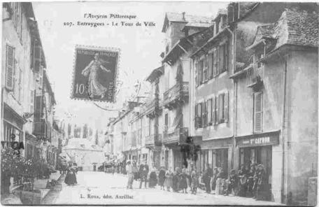 Tour de ville 1925 - Entraygues - Aveyron