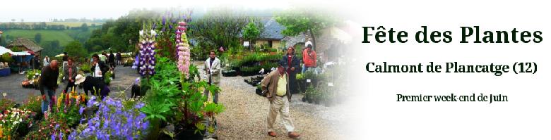Fête des Plantes de Calmont avec une Expo-Vente de plantes de collection et une sortie botanique.