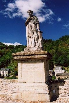 La statue de françois d'estaing - Aveyron