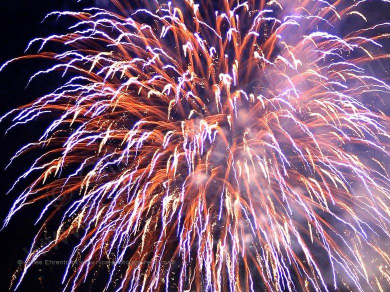 Decazeville et le festival pyromélodie de feux d'artifice