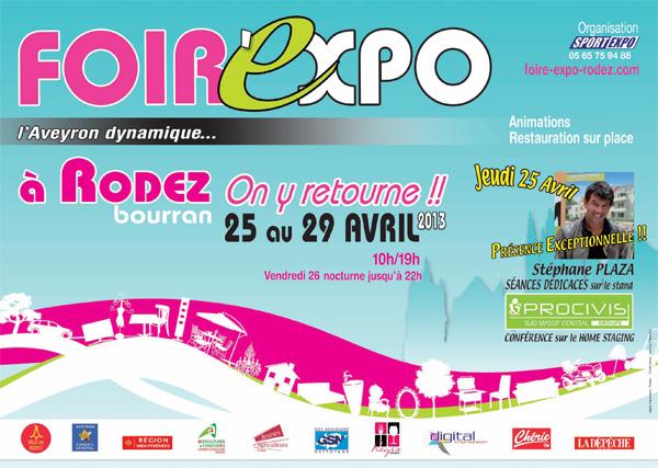 La foire exposition de Rodez revient à Bourran du 25 au 29 avril 2013