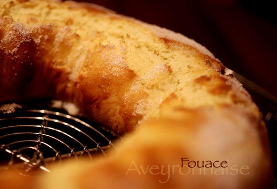 La fouace, ou fouasse est une appellation pour une pâtisserie du Rouergue.