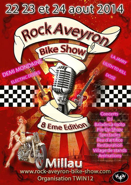 Rock Aveyron Bike Show - Un cocktail de moto, de musique et de spectacle au pays de la bon chair !