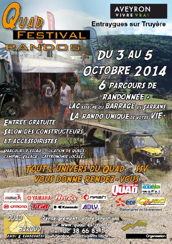 Quad Festival Randos  Entraygues-sur-Truyre