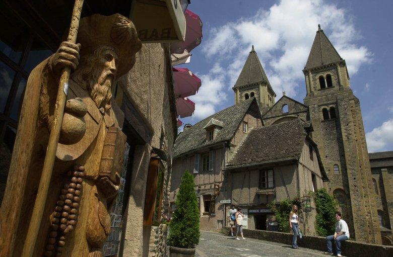 Village de Conques - Patrimoine mondial de l'Unesco - Aveyron - France