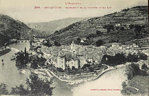 Le confluent du Lot et de la Truyère - Aveyron - France