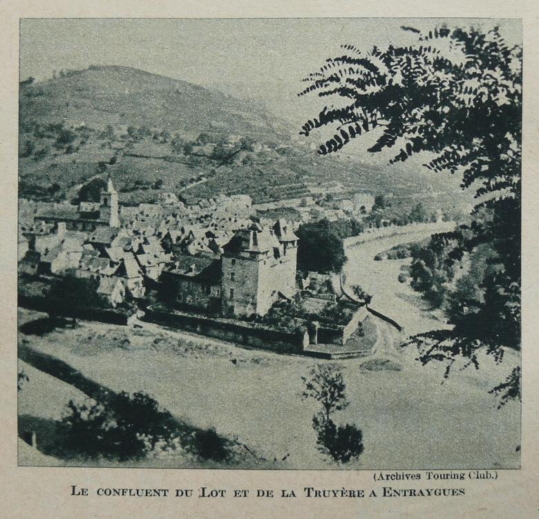 Le confluent du Lot et de la Truyère à Entraygues-sur-Truyère - Aveyron