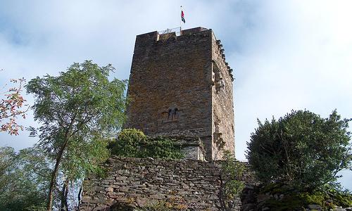 Le château, construit en moellons bruts, sauf le donjon, comprend une avant-cour entièrement fermée par les bâtiments d'habitation.