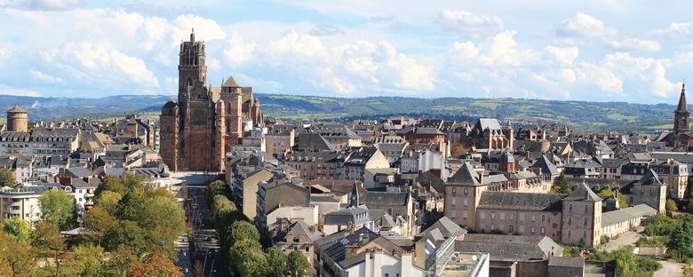 La Cathédrale de Rodez et son Clocher gothique flamboyant